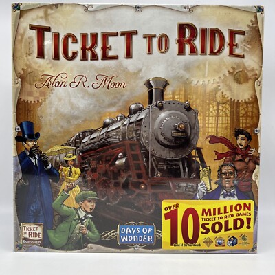 Days of Wonder Ticket To Ride: A Train Adventure Board Game by Alan R. Moon