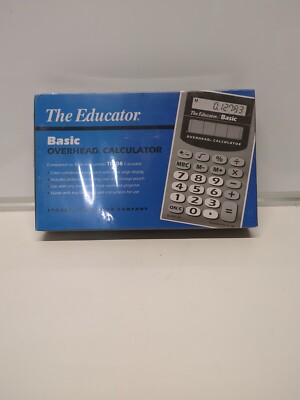 STOKES PUBLISHING THE EDUCATOR INTERMEDIATE OVERHEAD CALCULATOR NO. 204/ O2-11