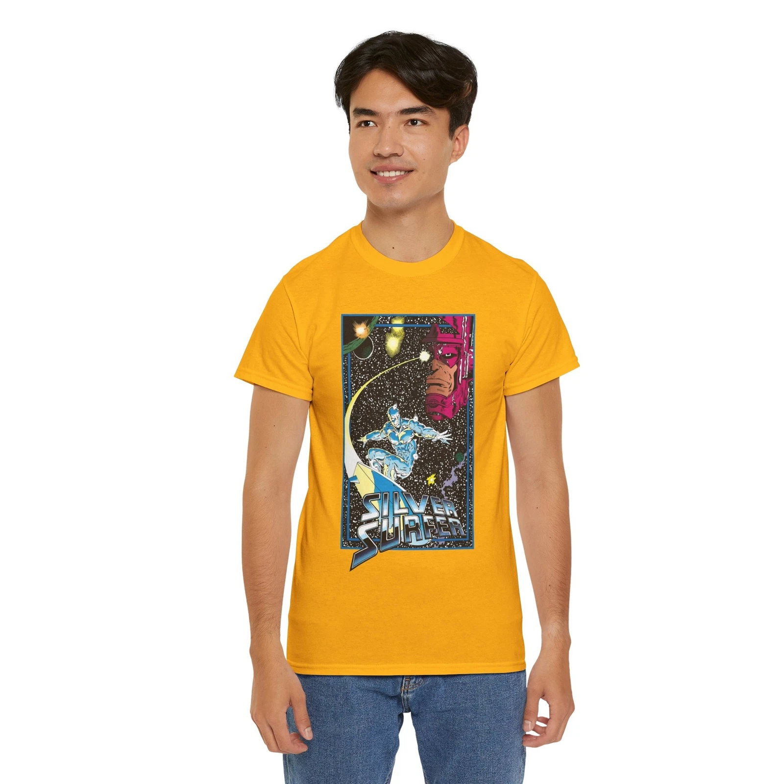 Silver Surfer T-Shirt - Marvel Comics - Ron Lim Art - Galactus - Norrin Radd