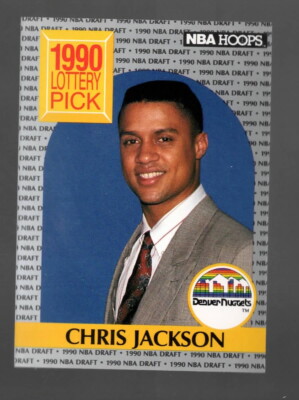 1990 Hoops #392 Chris Jackson RC Near mint or better