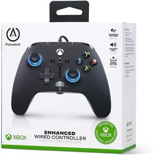 Manette filaire ((+2 Bouton AR )) Bleu Hint Win10/XBOX Séries X/S Officiel Neuf