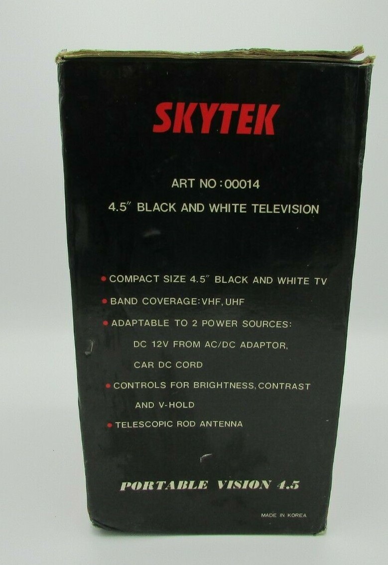 SKYTEK 4.5インチポータブルテレビ SKYTEK 4.5インチポータブルテレビ Amazon | [東京Deco] 携帯