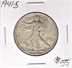 1941-S Walking Liberty Silver Half Dollar 50C - KEY DATE for SHORT SET WALKERS!