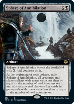 1 x Sphere of Annihilation - Extended Art - Adventures in the Forgotten Realms -