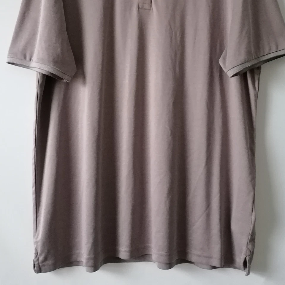 Camisa Polo Skechers Para Hombre Rosa Claro Go Walk Off Duty Manga Corta Talla 2XL Foto 3 de 4