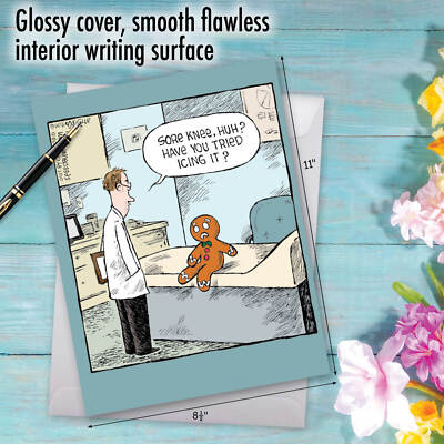 Funnyページ Giant Oversized Jumbo Get Well Card (8.5 x 11 Inch) - Funny
