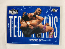 Scorpio Sky 2022 Upper Deck AEW All Elite Wrestling #TN-40 Card Technicians