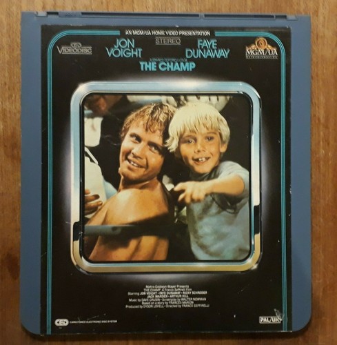 Videodisc CED 'The Champ' Jon Voight, Faye Dunaway, Film Classic, Rare Bargain! - 第 1/2 張圖片