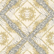 349042 - Versace Ornament Zebra grau beige AS Kreation Tapete