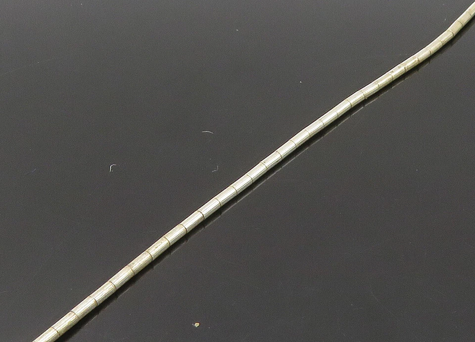 Colar de corrente CAROLYN POLLACK 925 prata vintage turquesa com miçangas NE3478 - Imagem 4 de 4