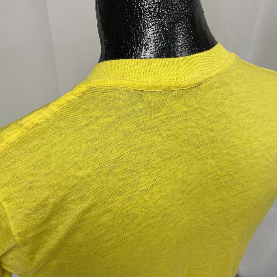 Camiseta De Colección Años 70 80 Pantalla Estrellas Azul #1 PAPÁ Ultra Delgada 50/50 Día del Padre Foto 3 de 4