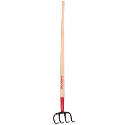 Razor-Back 68115 4-Tine Cultivator Forged with 54-inch Wood Handle