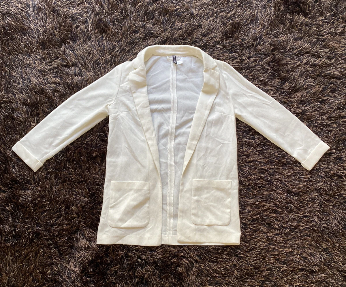 H&m blazer shop white