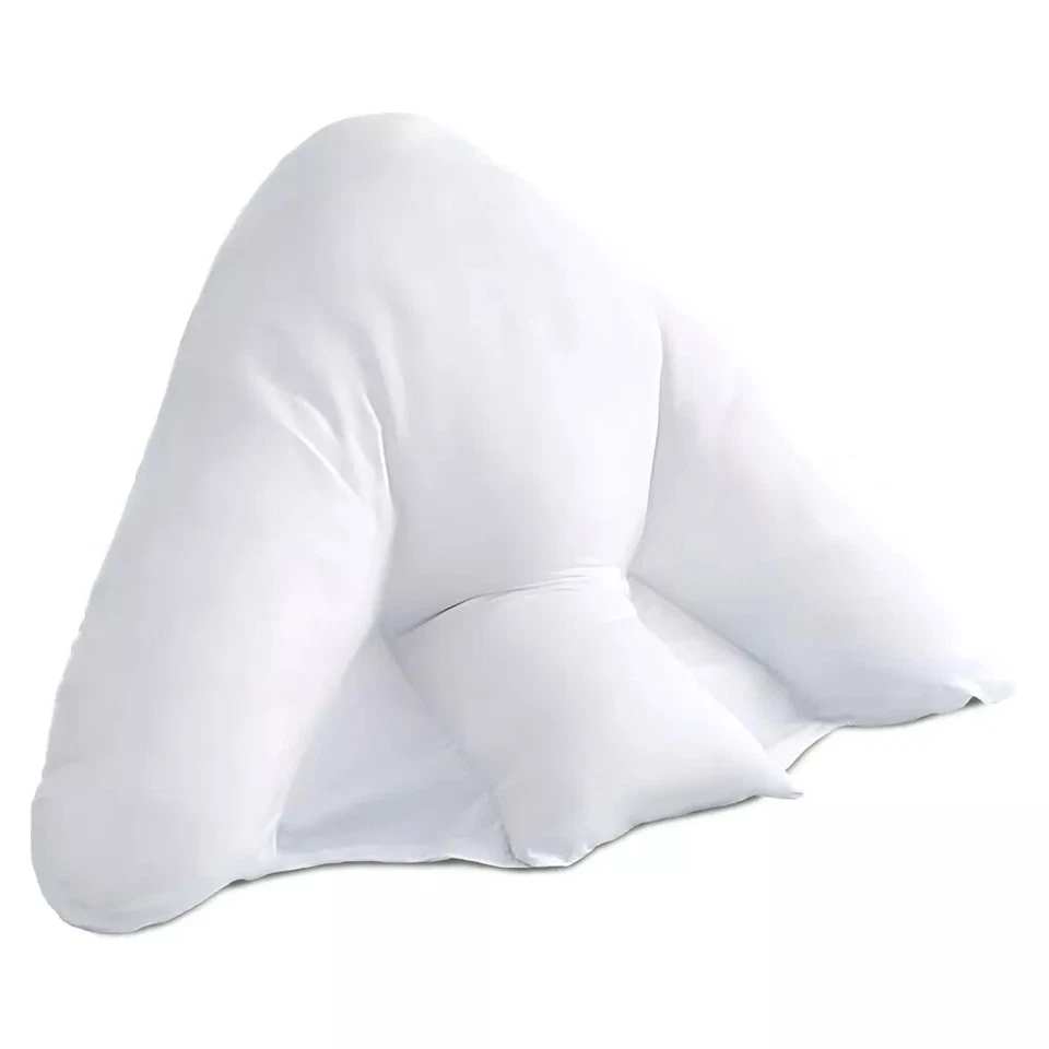 LANCASHIRE BEDDING Batwing Pillow Hollowfibre Filled Orthopaedic Cushion for Full Body Support