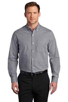 Port Authority Broadcloth Gingham Easy Care Shirt W644