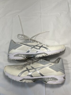 ASICS GelDedicate Shoe Women's WHITE/SILVER F451016 US 9