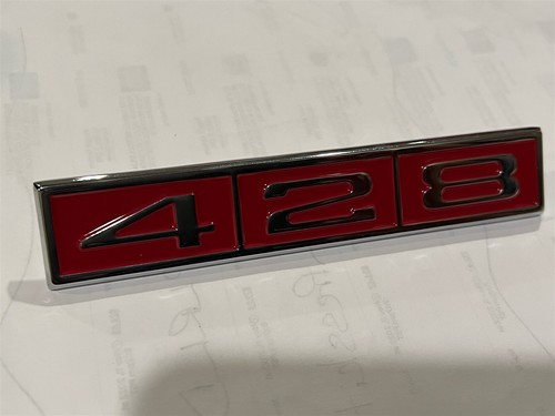 1968 1969 FORD FAIRLANE TORINO RANCHERO 1968 GALAXIE 428 428CJ FENDER EMBLEM 1X - Picture 2 of 4