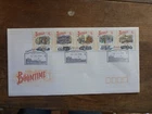 AUSTRALIA 1990 BOOMTIME SET/STRIP 5 STAMPS FDC- QUEEN VIC BUILDING