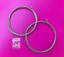 2 Pack - Jagwire Slick Stainless Shift Cables w/Crimps for Shimano & SRAM 2300mm