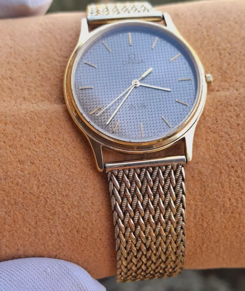 Raro de encontrar OMEGA Deville Pablo Escobar Gángster Cuadrante de panal Estilo Unisex 80 Foto 4 de 4