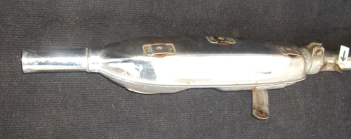 Original 1972-73 Honda CL350 LEFT EXHAUST MUFFLER PIPE~P/N 18410-318-000 (#4948 - Bild 8 von 14