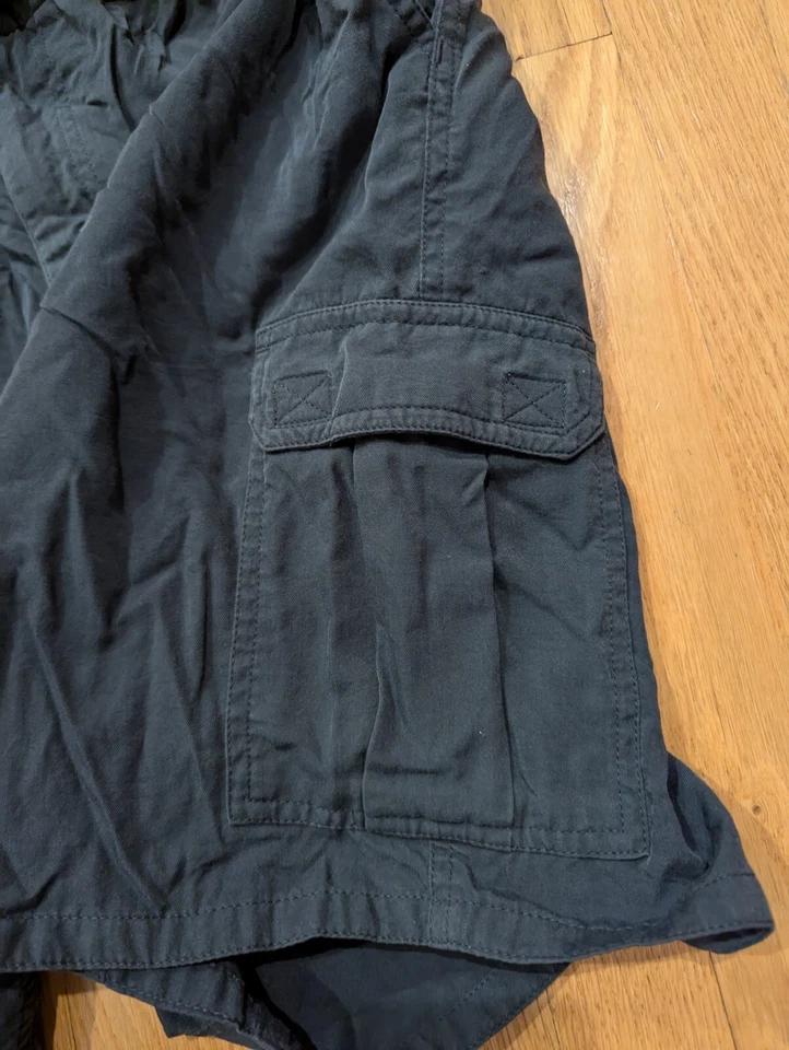 Mens Vintage The North Face Y2K Stow Pocket Cargo Hiking Active Shorts XL Blue - Image 4 of 4