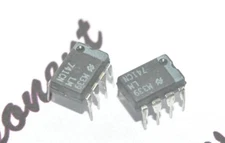 2pcs - National Semiconductor LM741CN DIP-8  Integrated Circuit (IC) - NOS