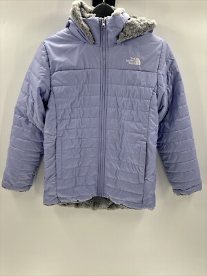 The North Face Girls Mossbud Swirl Parka, Purple Size XL