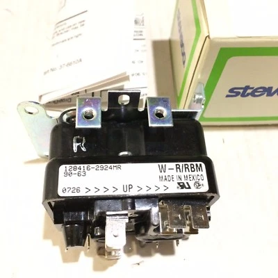 White Rodgers Steveco 90-63 Potential Relay RBM TYPE 128000 RELAY