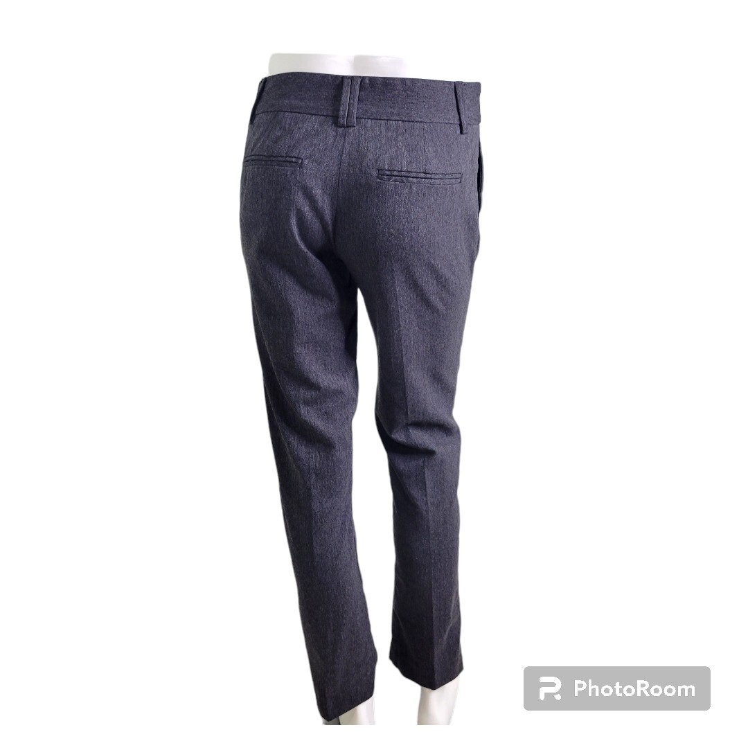 Zara Basic Grey Herringbone Flat Front  Straight … - image 10