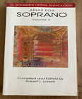 Arias for Soprano Vol 2 Schirmer Opera Anthology Vocal Sheet Music Book