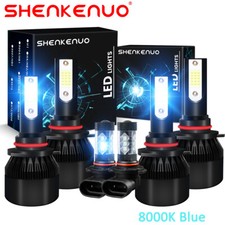 8000k Blue Combo Led Headlight High Low Beam Bulbs Fog Light 900590069145