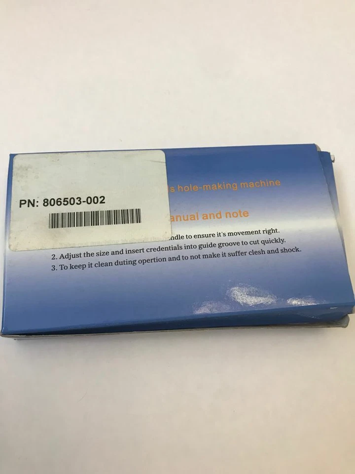 Zebra Card Punch Slots Card Lapel Clip 806503-002  *NEW* - Image 3 of 3