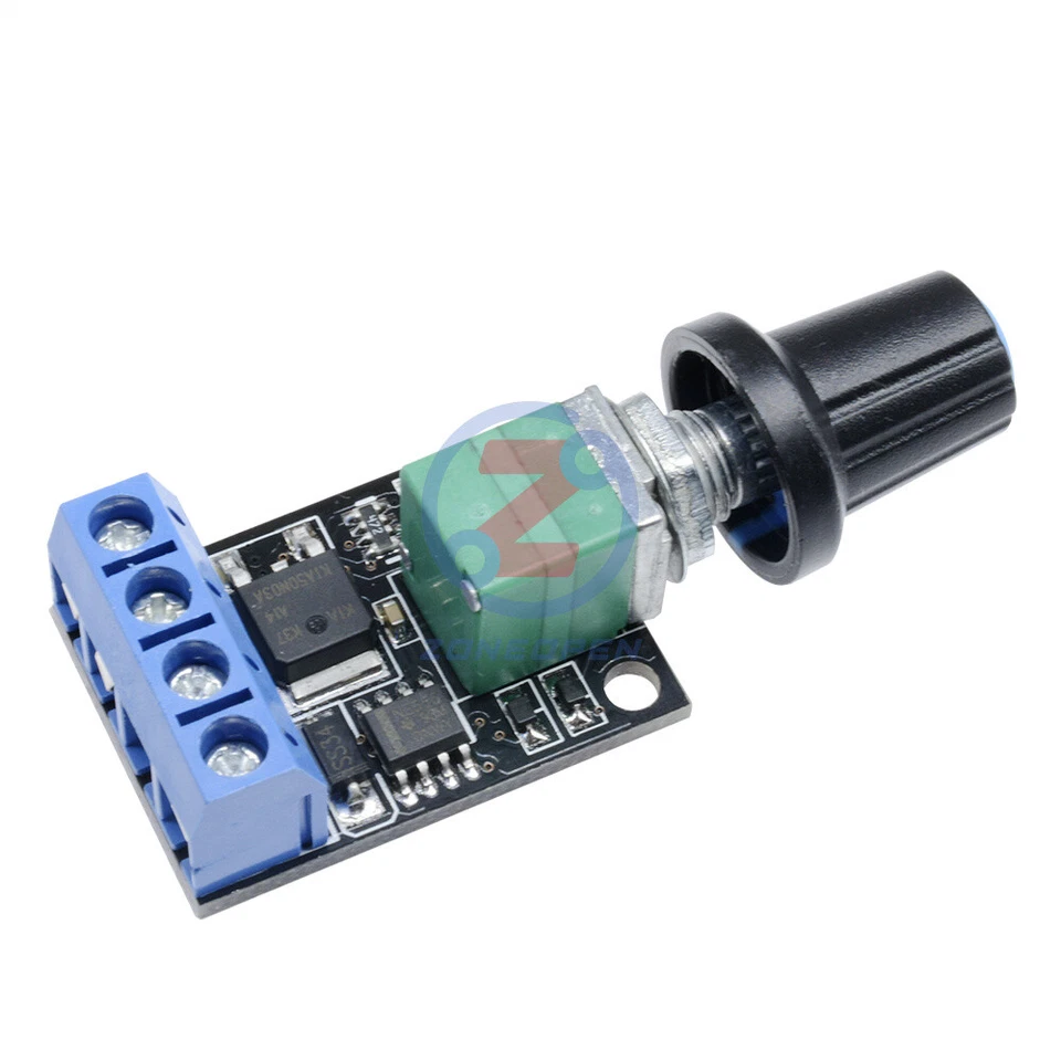 5V~15V 3A Mini PWM DC Motor Speed Regulation Controller Switch LED Dimmer - Bild 2 von 4