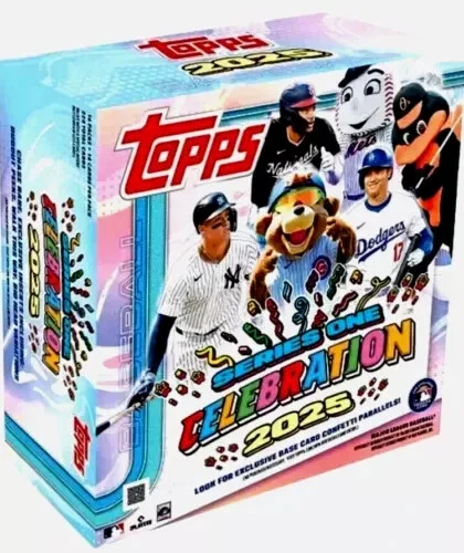 RIP & SHIP - 2025 Topps Series one 1 Baseball Mega Celebration Fun Box