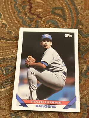 1993 Topps #279 Todd Burns