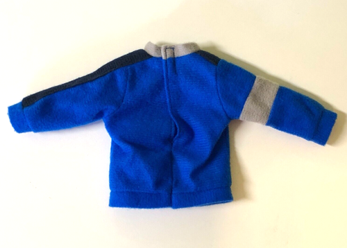 Barbie Ken Doll FASHION CORNER LUCKY INC. Blue Gray Shirt Top Long Sleeve K395 - Picture 2 of 2