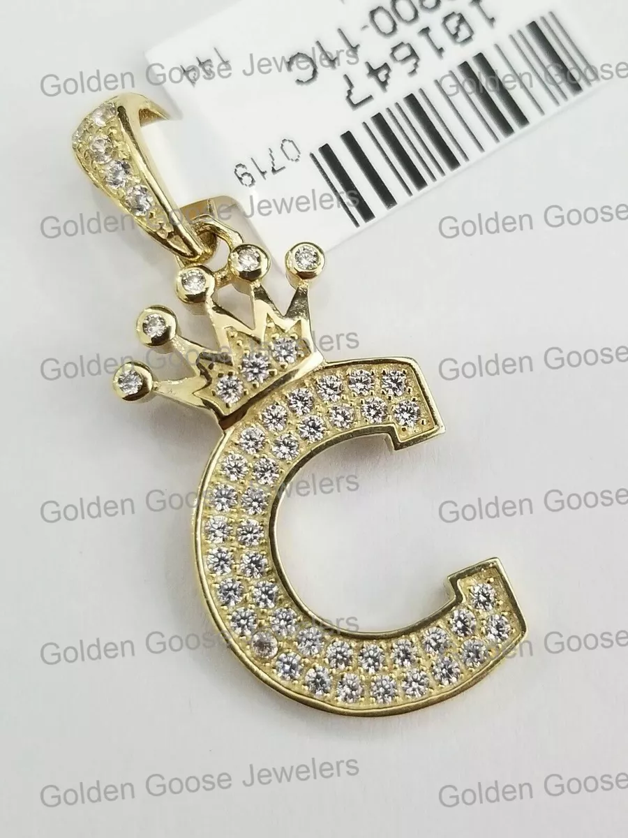 Gold letter c charm sale