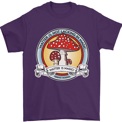 Es Mangelt Nicht An Magie Pilz LSD Herren T-Shirt 100% Baumwolle