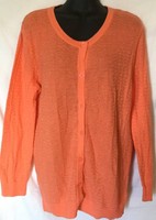 Merona Womens Sweater Size Extra Large Orange 3062