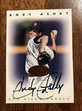 Andy Ashby 1996 Leaf Signature Series Autographed Card
