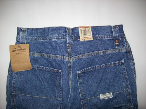 LEVI STRAUSS Signature Denim Jean Shorts, Carpenter Pockets, Size 16 REG, New - Picture 13 of 15