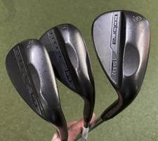 Cobra SnakeBite Black Wedge Set 52,56 & 60 (3 Clubs) KBS Siff Flex Shafts R/H GC