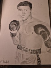 Pencil Drawing Of Muhammad Ali.
