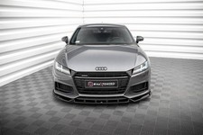 Maxton Design Frontlippe V.2 passend f&uuml;r Audi TT S / S-Line 8S schwarz Hochglanz