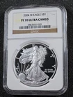 🌟 2004-W American Eagle 1 oz .999 Silver Proof Coin NGC PF70 UCAM