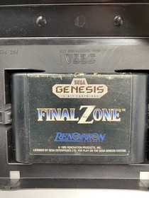 Final Zone Sega Genesis 1990 CIB Complete Tested/Working
