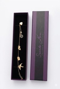 Authentic Official Taylor Swift SPEAK NOW TV CHARM BRACELET 18k Gold Plated