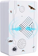 Ultrasonic Pest Repellent Device for Bats, Insects, and Rodents Indoors/Outdoors