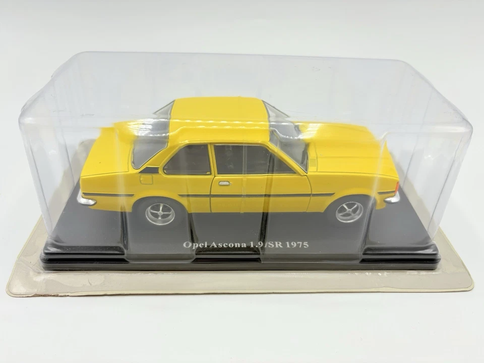 Modellauto EDICOLA Opel Ascona 1.9 Sr 1975 Yellow AB24P008 Originalverpack NEU - Bild 2 von 4